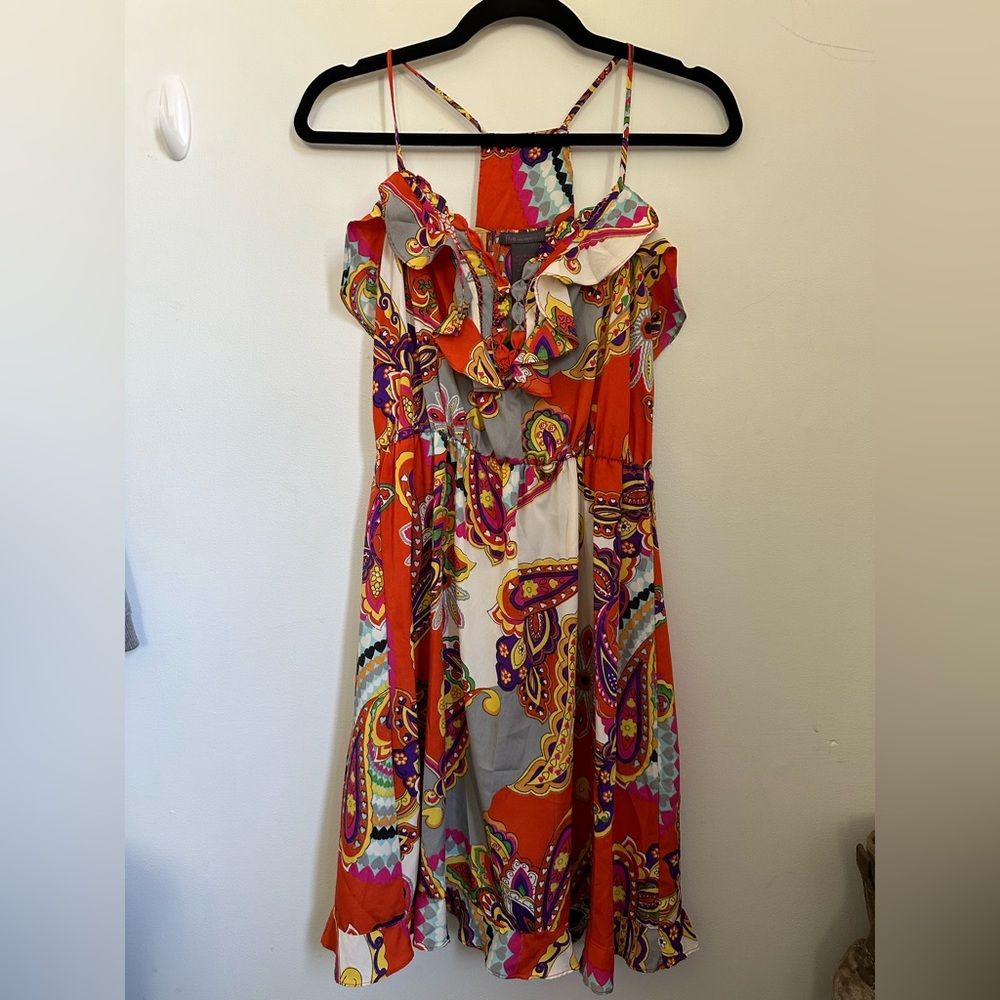 Colorful Paisley Maxi Dress